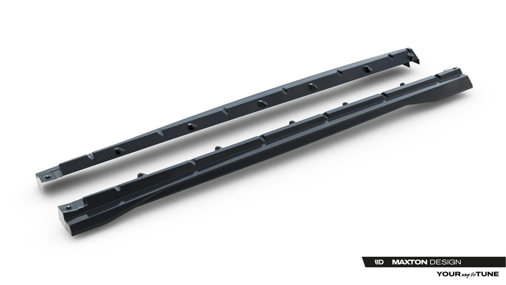 Prepreg kulfiber sideskørter Audi SQ8 / Q8 S-Line MK1 Facelift