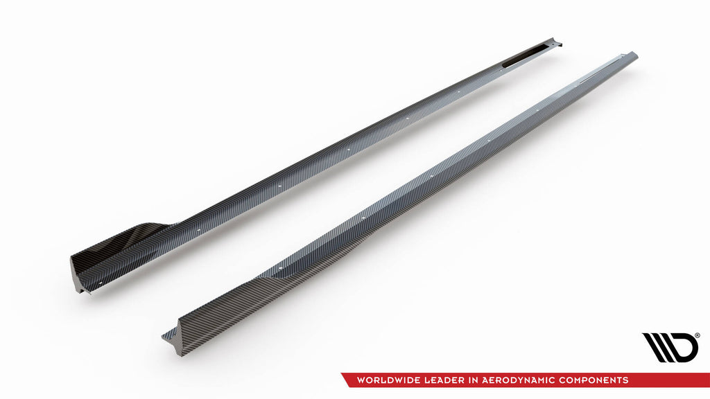 Prepreg Carbon Fiber Side nederdele BMW 7 M-Pack G11 ansigtsløftning