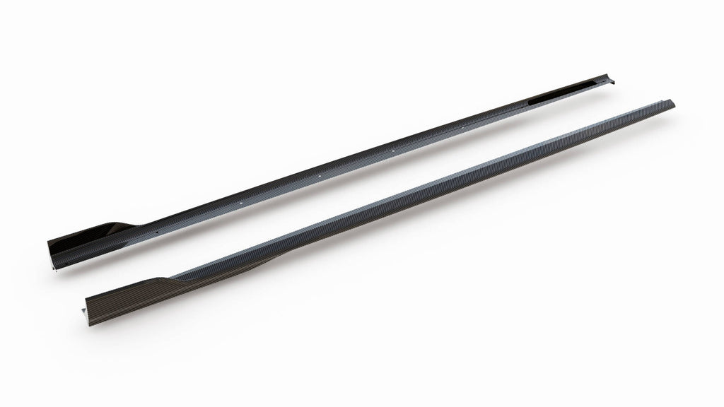 Prepreg Carbon Fiber Side nederdele BMW 7 M-Pack G11 ansigtsløftning