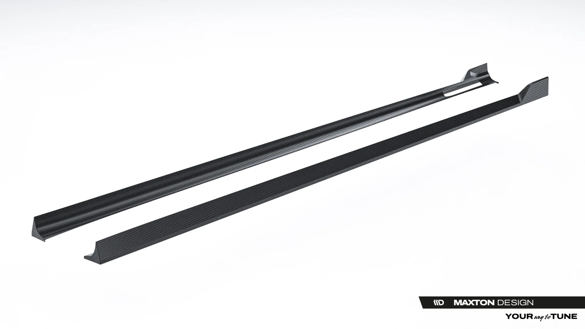 Prepreg carbon fiber side skirts bmw 7 m-pack / m760e / i7 m-pack g70