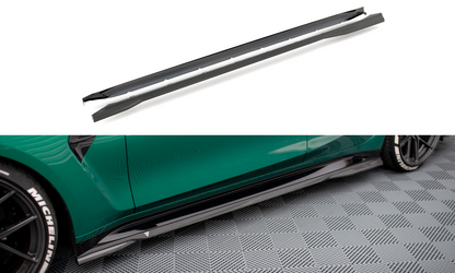 Prepreg Carbon Fiber Side Skirts BMW M3 then / Touring G80 / G81