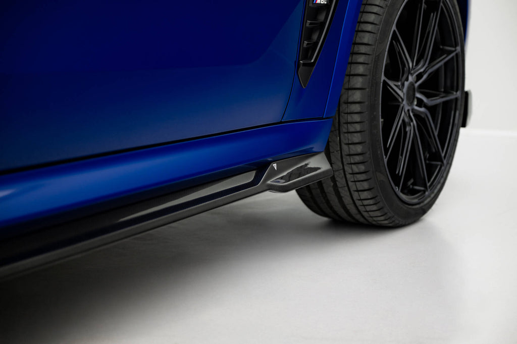 Prepreg carbon fiber side skirts bmw x5 m-pack g05 facelift