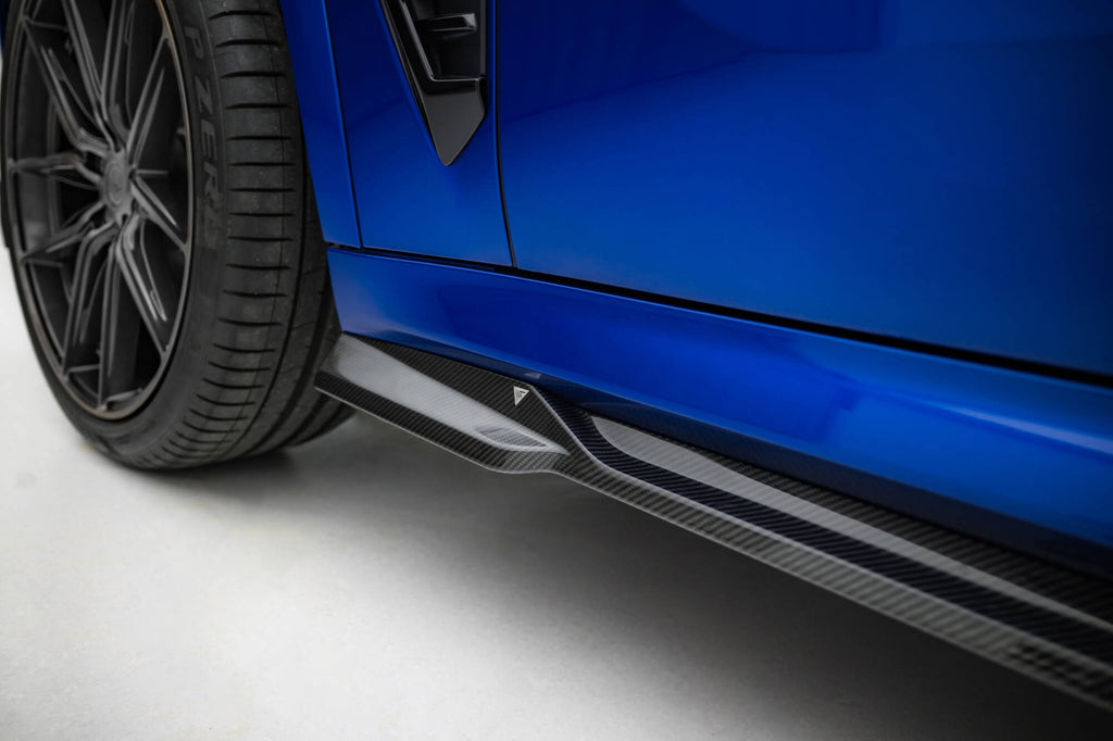 Prepreg carbon fiber side skirts bmw x5 m-pack g05 facelift
