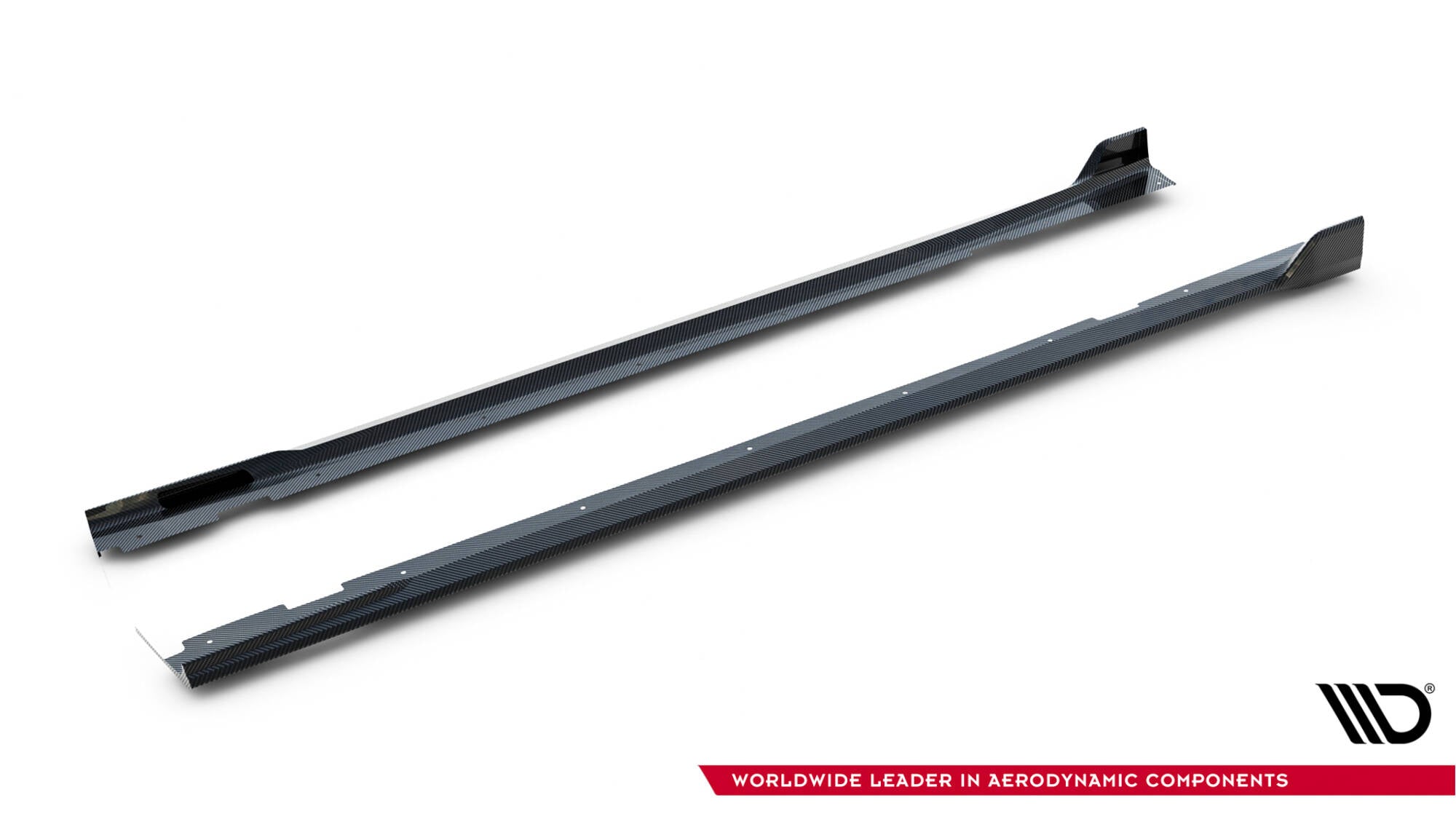 Prepreg Carbon Fiber Side nederdele BMW X7 M-Pack G07 Facelift