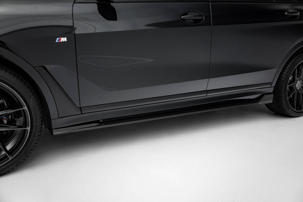 Prepreg Carbon Fiber Side nederdele BMW X7 M-Pack G07 Facelift