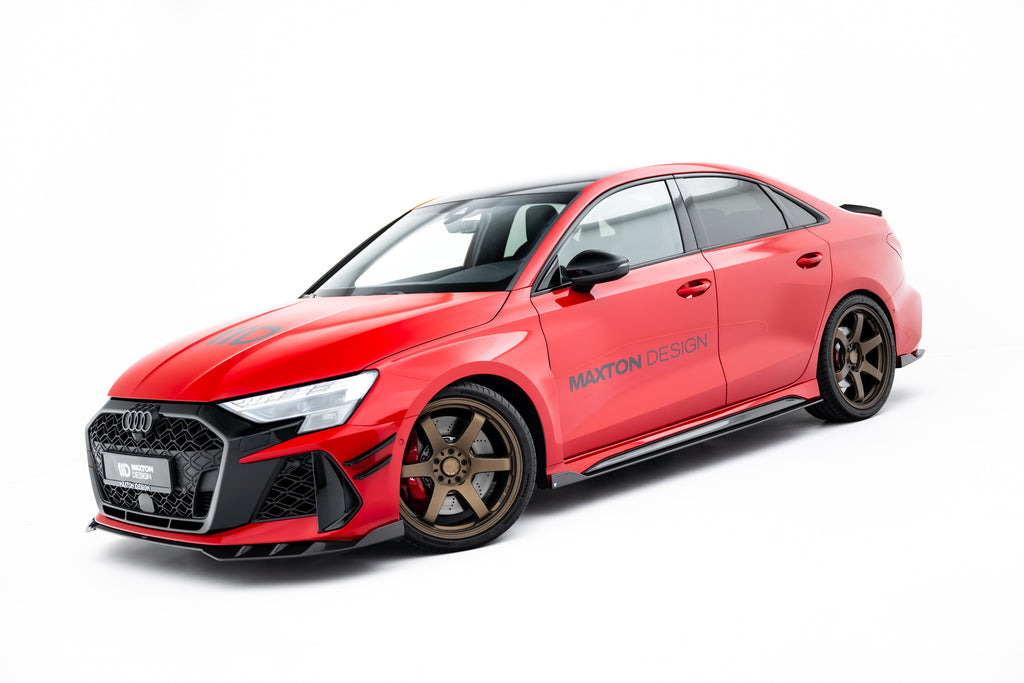 Prepreg kulfiber sideskørter v.1 Audi RS3 sedan 8y facelift