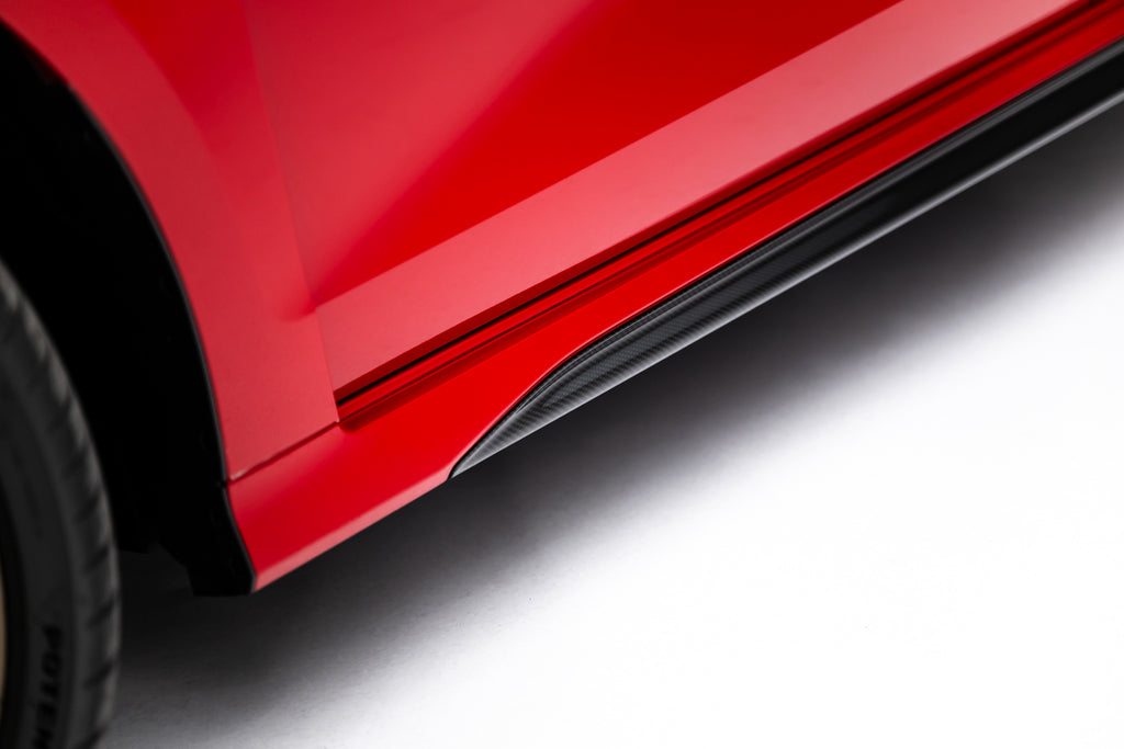 Prepreg kulfiber sideskørter v.2 Audi RS3 sedan 8y facelift