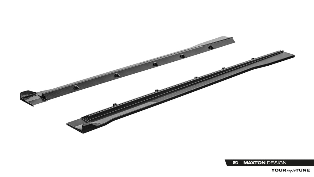 Prepreg carbon fiber side skirts suitable for lamborghini urus mk 1