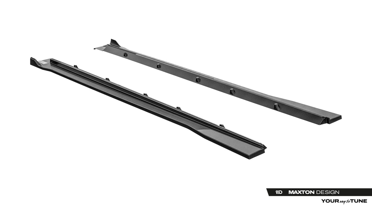 Prepreg carbon fiber side skirts suitable for lamborghini urus mk 1