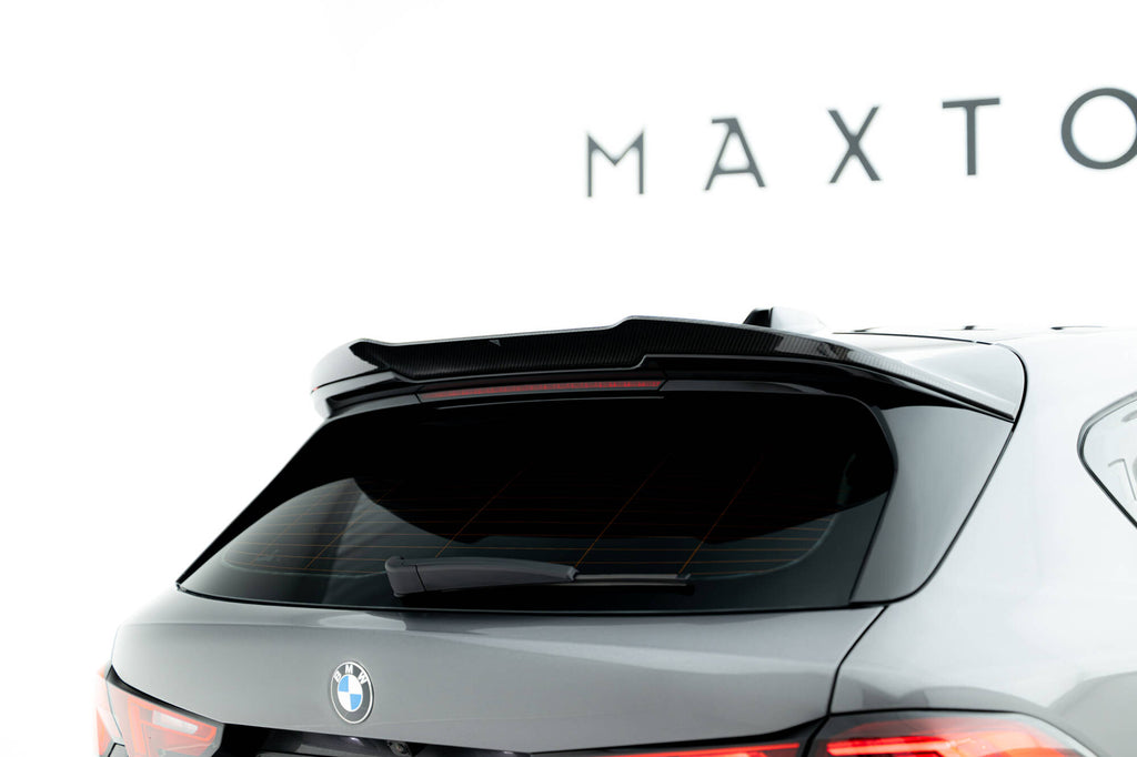 Prepreg carbon fiber tailgate spoiler bmw m135i f70