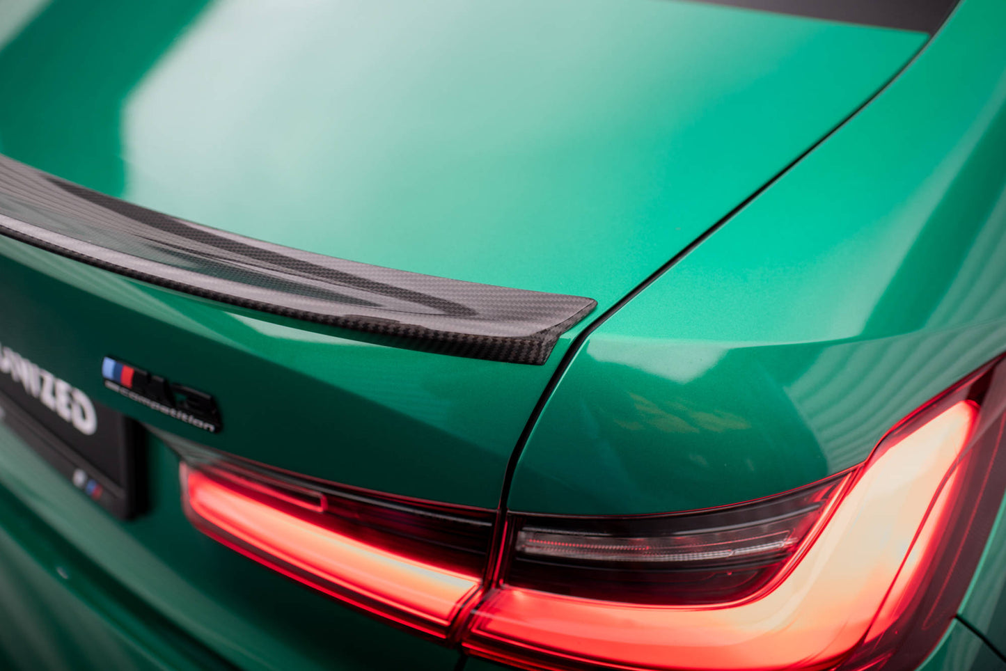 Prepreg Carbon Fiber Tailgate Spoiler BMW M3 G80 / M340I G20 / 3 M-Pack G20 / 3 Standard G20