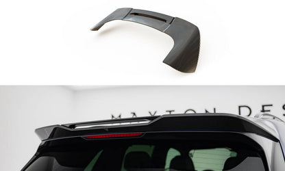 Prepreg carbon fiber tailgate spoiler bmw x5 m-pack g05 facelift