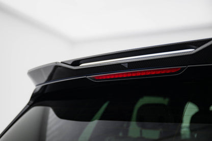Prepreg carbon fiber tailgate spoiler bmw x5 m-pack g05 facelift
