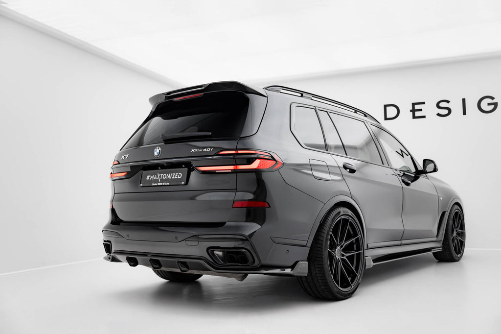 Prepreg-hiilikuitu takaluukun spoileri BMW X7 M-PACK G07 Facelift