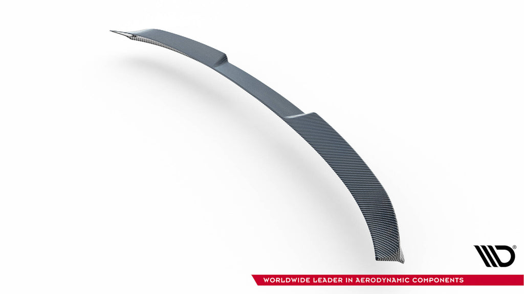 Prepreg carbon fiber tailgate spoiler (lower) audi rs6 c8