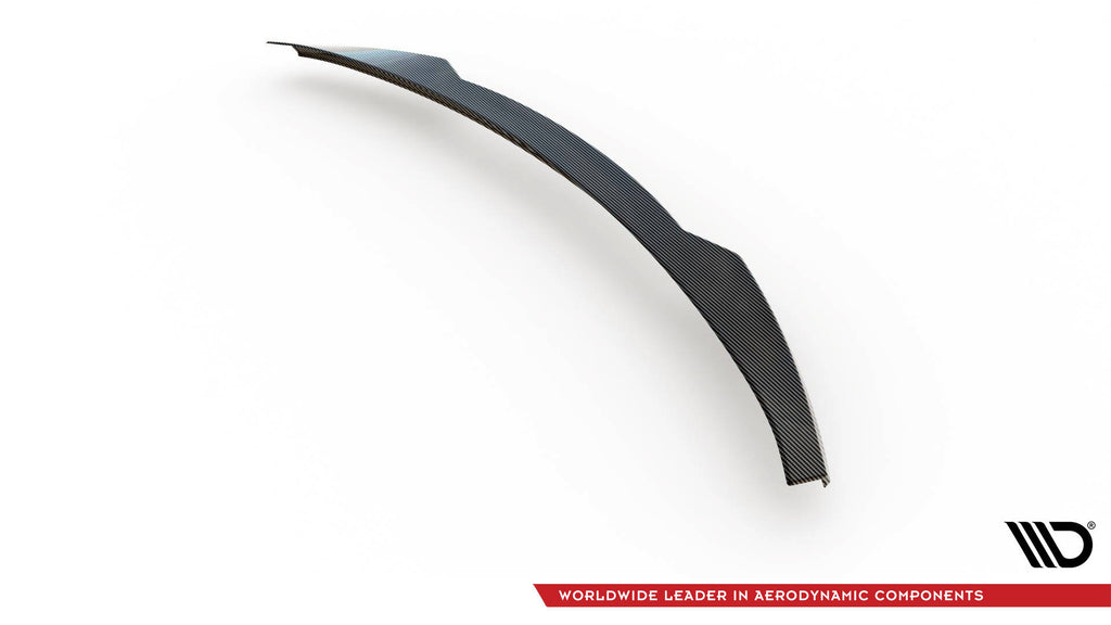 Prepreg carbon fiber tailgate spoiler (lower) audi rsq8 / sq8 / q8 s-line / q8 mk1