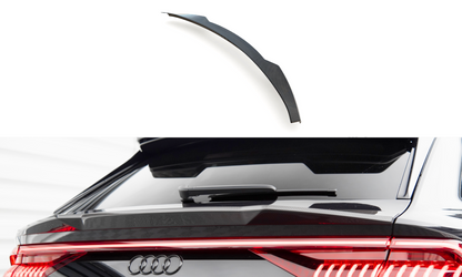 Prepreg carbon fiber tailgate spoiler (lower) audi rsq8 / sq8 / q8 s-line / q8 mk1