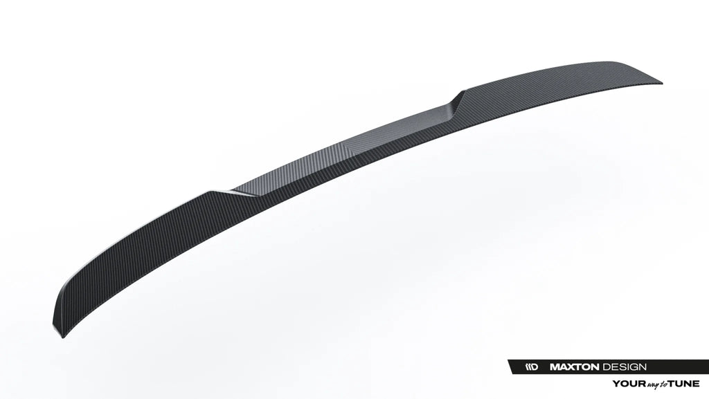 Prepreg carbon fiber tailgate spoiler (lower) bmw 7 m-pack / m760e / i7 m-pack g70