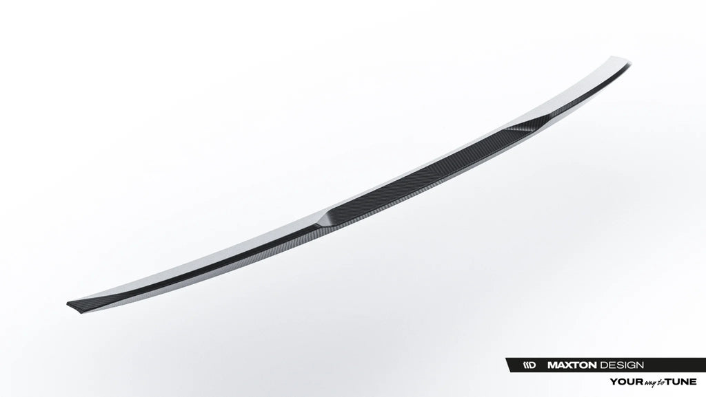 Prepreg carbon fiber tailgate spoiler (lower) bmw 7 m-pack / m760e / i7 m-pack g70