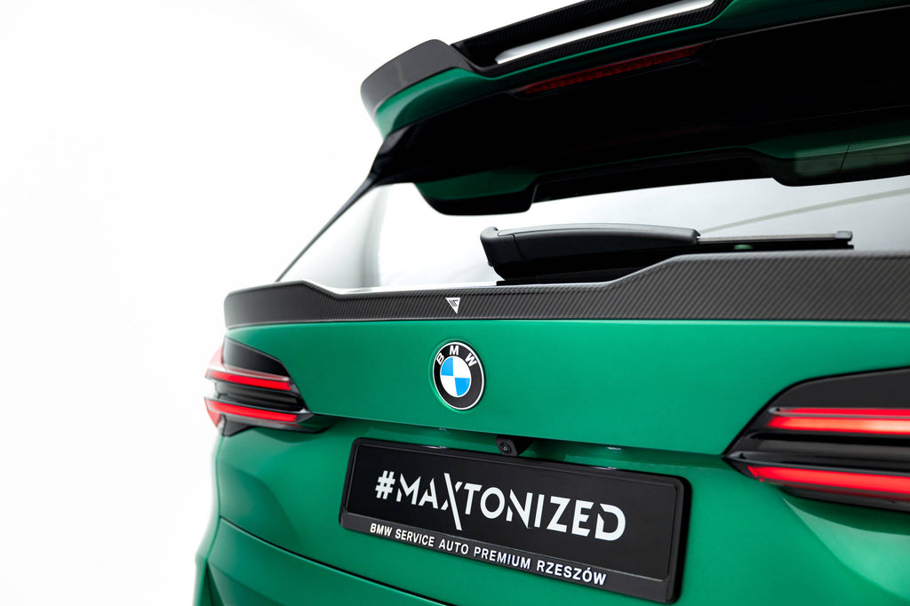 Prepreg carbon fiber tailgate spoiler (lower) bmw x5 m f95 facelift