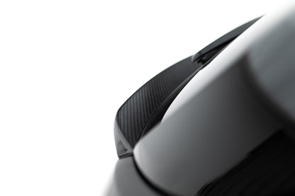 Prepreg carbon fiber tailgate spoiler (lower) bmw x7 m-pack g07 facelift