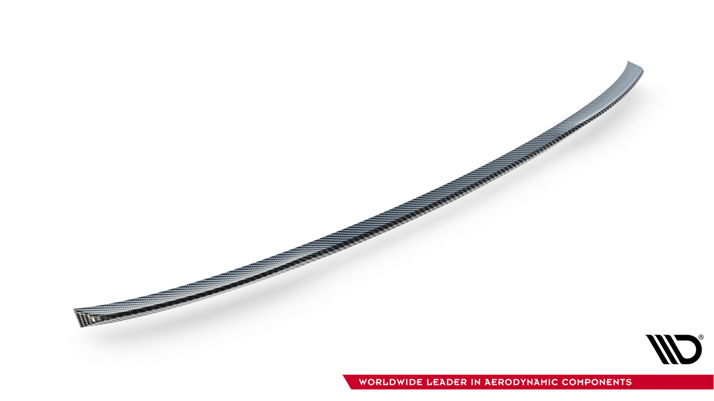 Prepreg carbon fiber tailgate spoiler (lower) bmw x7 m-pack g07 facelift