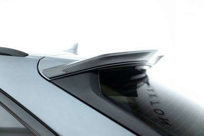 Prepreg carbon fiber tailgate spoiler (upper) audi rs6 c8