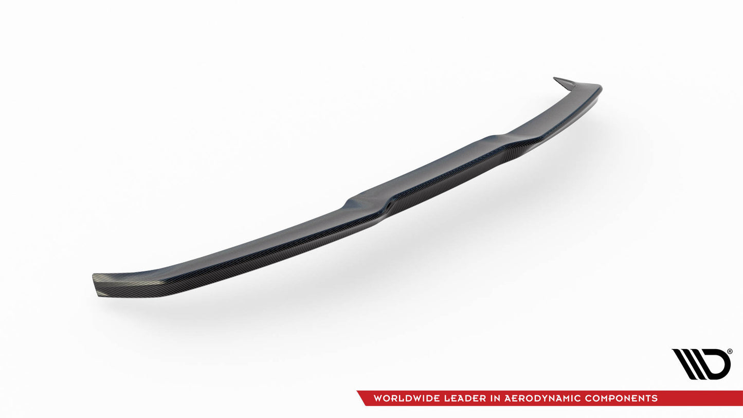 Prepreg carbon fiber tailgate spoiler (upper) audi rs6 c8
