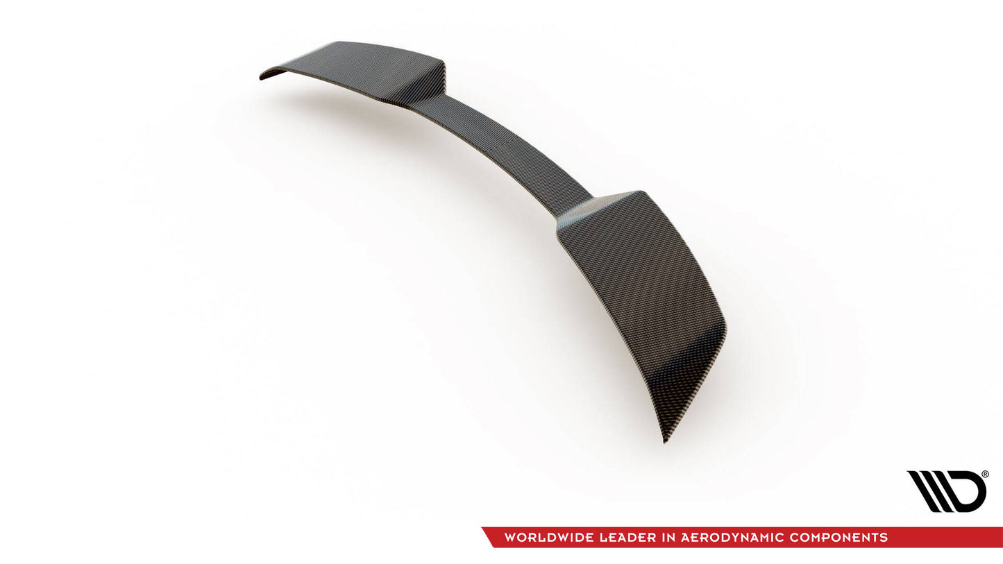 Prepreg carbon fiber tailgate spoiler (upper) audi rsq8 mk1