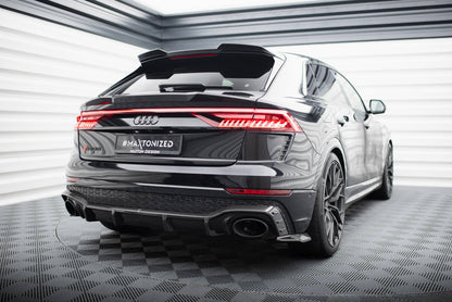 Prepreg carbon fiber tailgate spoiler (upper) audi rsq8 mk1