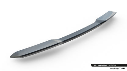 Prepreg carbon fiber tailgate spoiler (upper) audi sq8 / q8 s-line mk1 facelift