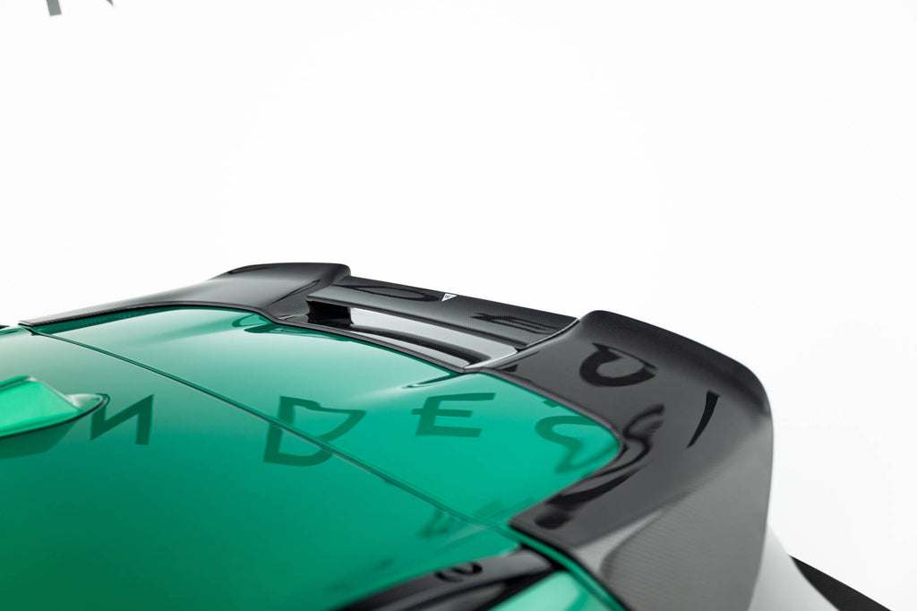 Prepreg carbon fiber tailgate spoiler (upper) bmw x5 m f95 facelift