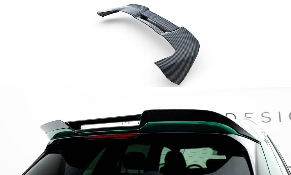 Prepreg carbon fiber tailgate spoiler (upper) bmw x5 m f95 facelift