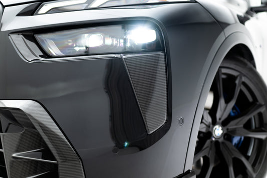 Prepreg carbon front bumper air intakes  bmw x7 m-pack g07 facelift