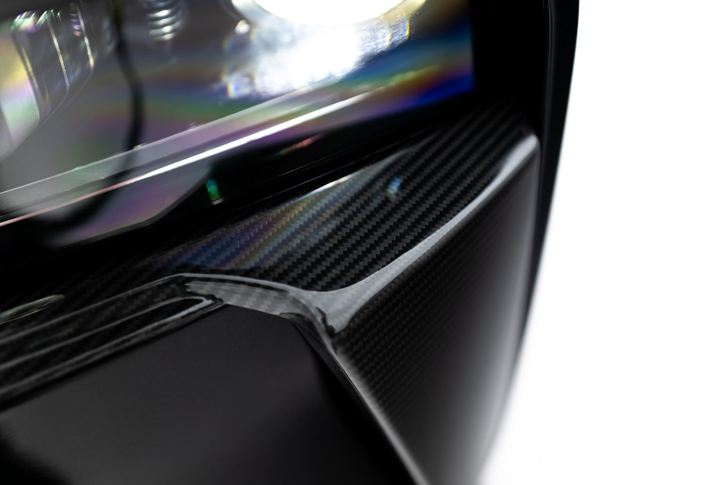 Prepreg carbon front bumper air intakes bmw x7 m-pack g07 facelift