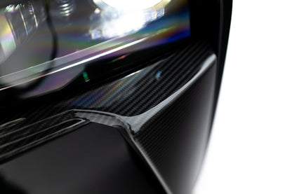 Prepreg carbon front bumper air intakes bmw x7 m-pack g07 facelift