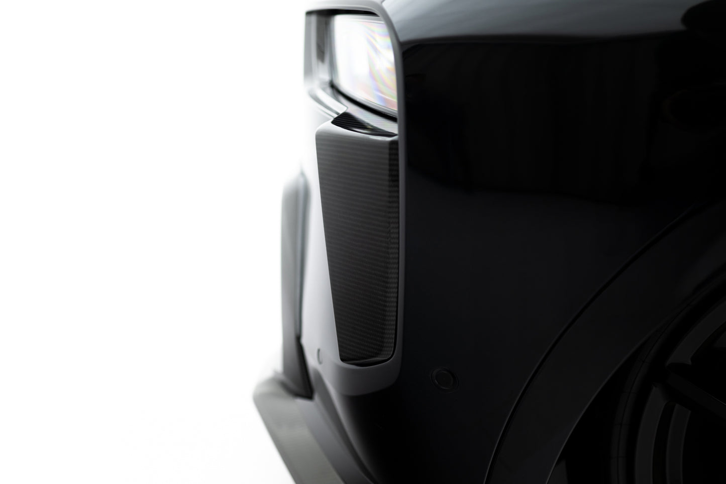Prepreg carbon front bumper air intakes bmw x7 m-pack g07 facelift