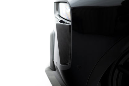 Prepreg carbon front bumper air intakes bmw x7 m-pack g07 facelift