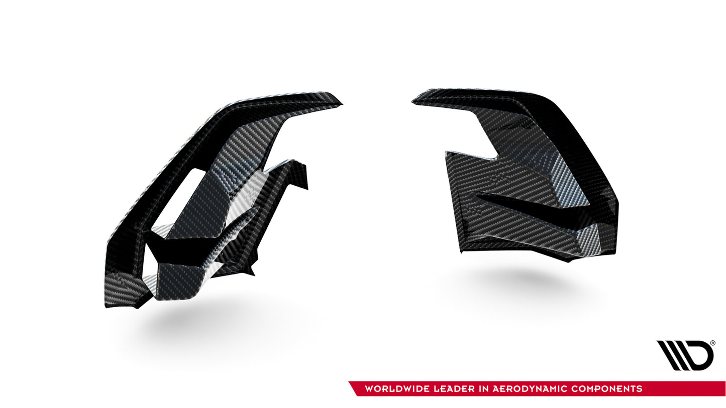 Prepreg carbon front bumper side vents bmw x7 m-pack g07 facelift