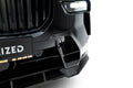 Prepreg-hiilikuituiset etupuskurin sivuilmastointiputket bmw x7 m-pack g07 facelift
