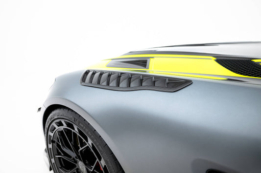 Prepreg carbon front fender side vents mercedes-amg gt c c190 facelift