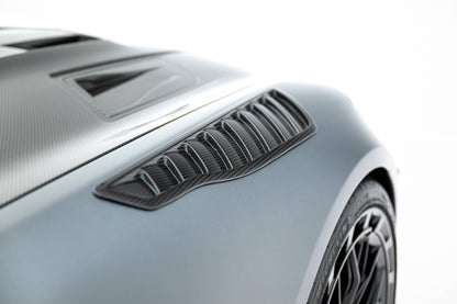 Prepreg carbon front fender side vents mercedes-amg gt c c190 facelift