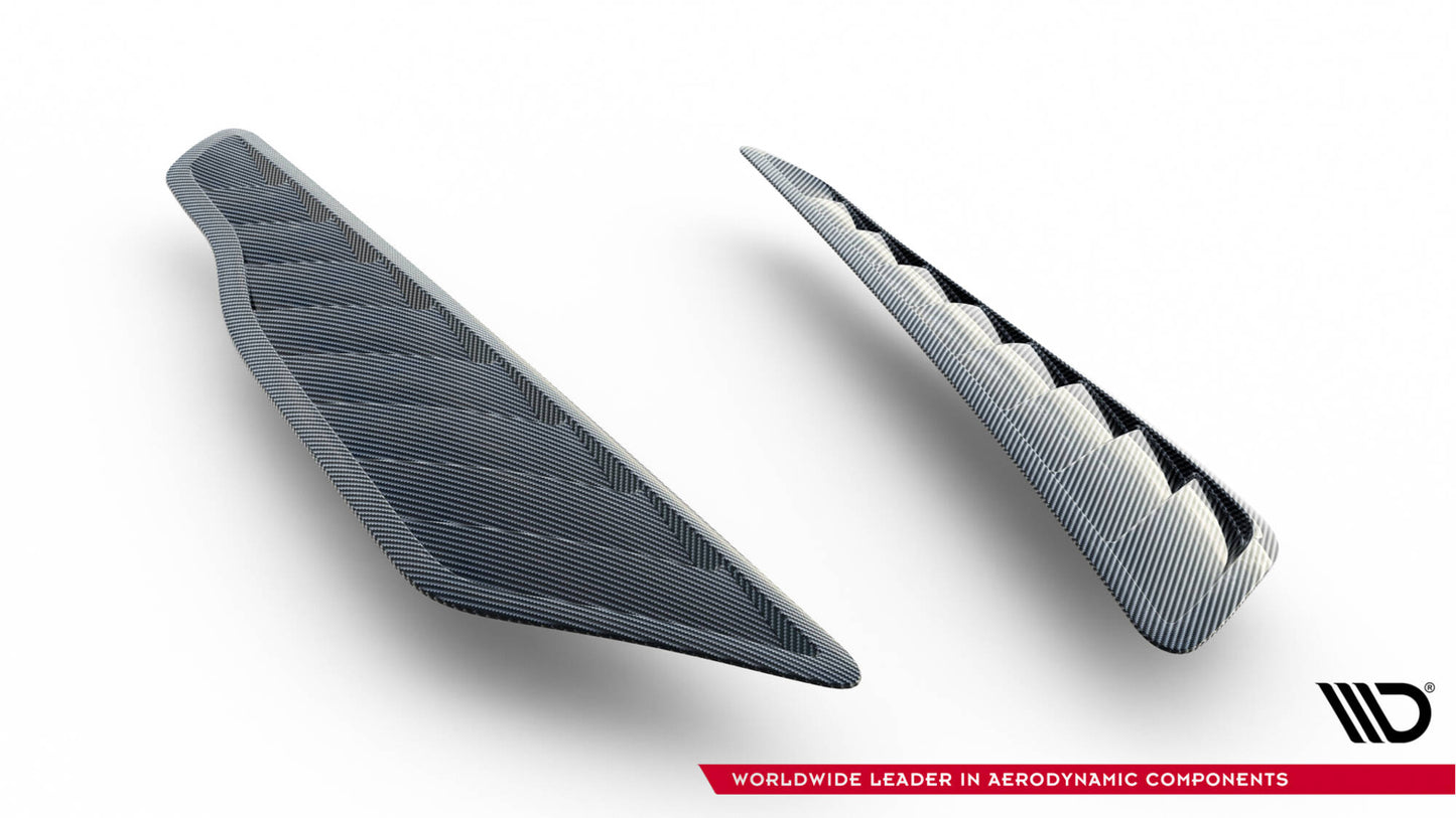 Prepreg carbon front fender side vents mercedes-amg gt c c190 facelift