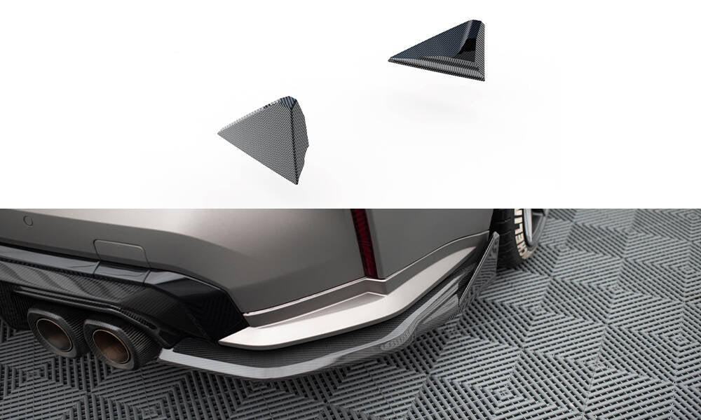Prepreg carbon rear flaps bmw m4 g82