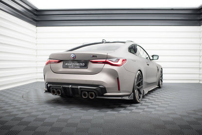 Prepreg carbon rear flaps bmw m4 g82