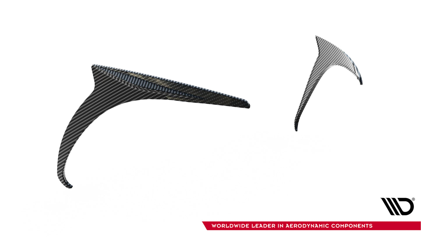 Prepreg rear bumper carbon canards mercedes-amg gt 63 / 55 / 63 s e performance c192