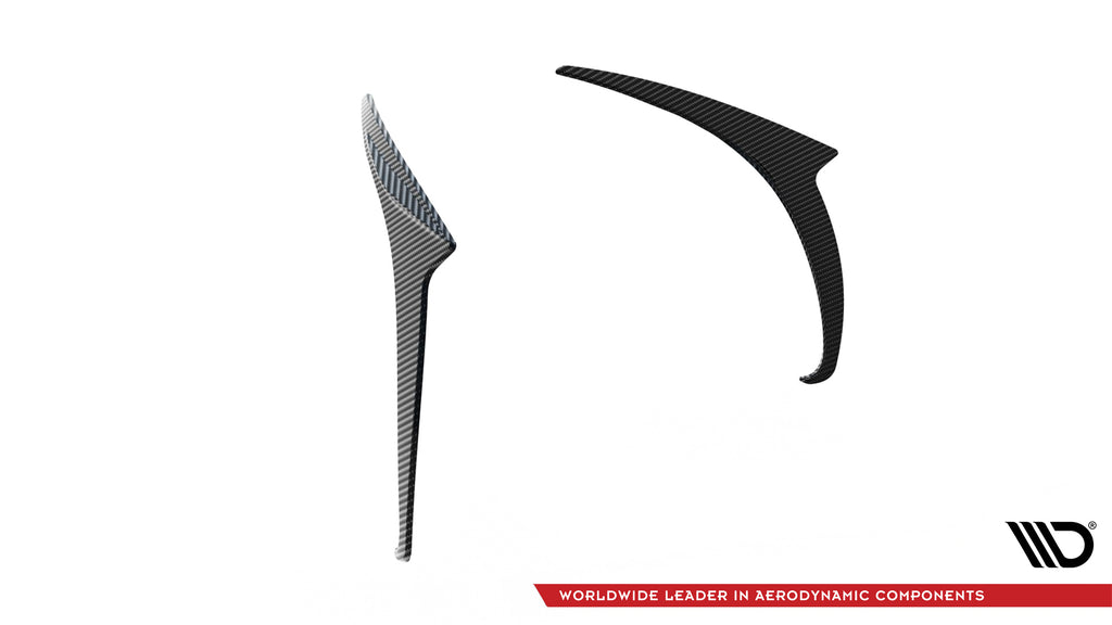 Prepreg bagkofanger carbon canards mercedes-amg gt 63/55/63 s e performance c192