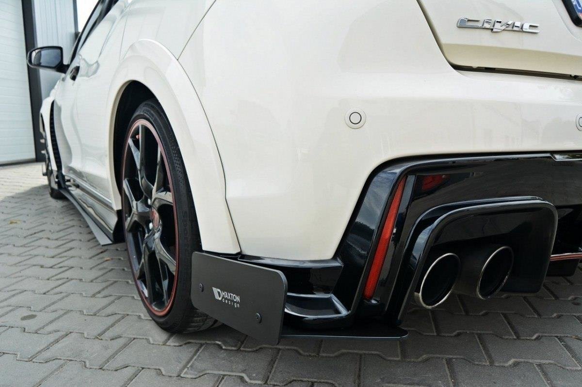 Racing rear side splitters Honda Civic IX Type r