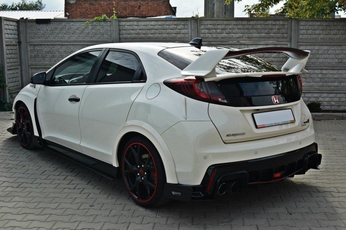 Racing rear side splitters Honda Civic IX Type r