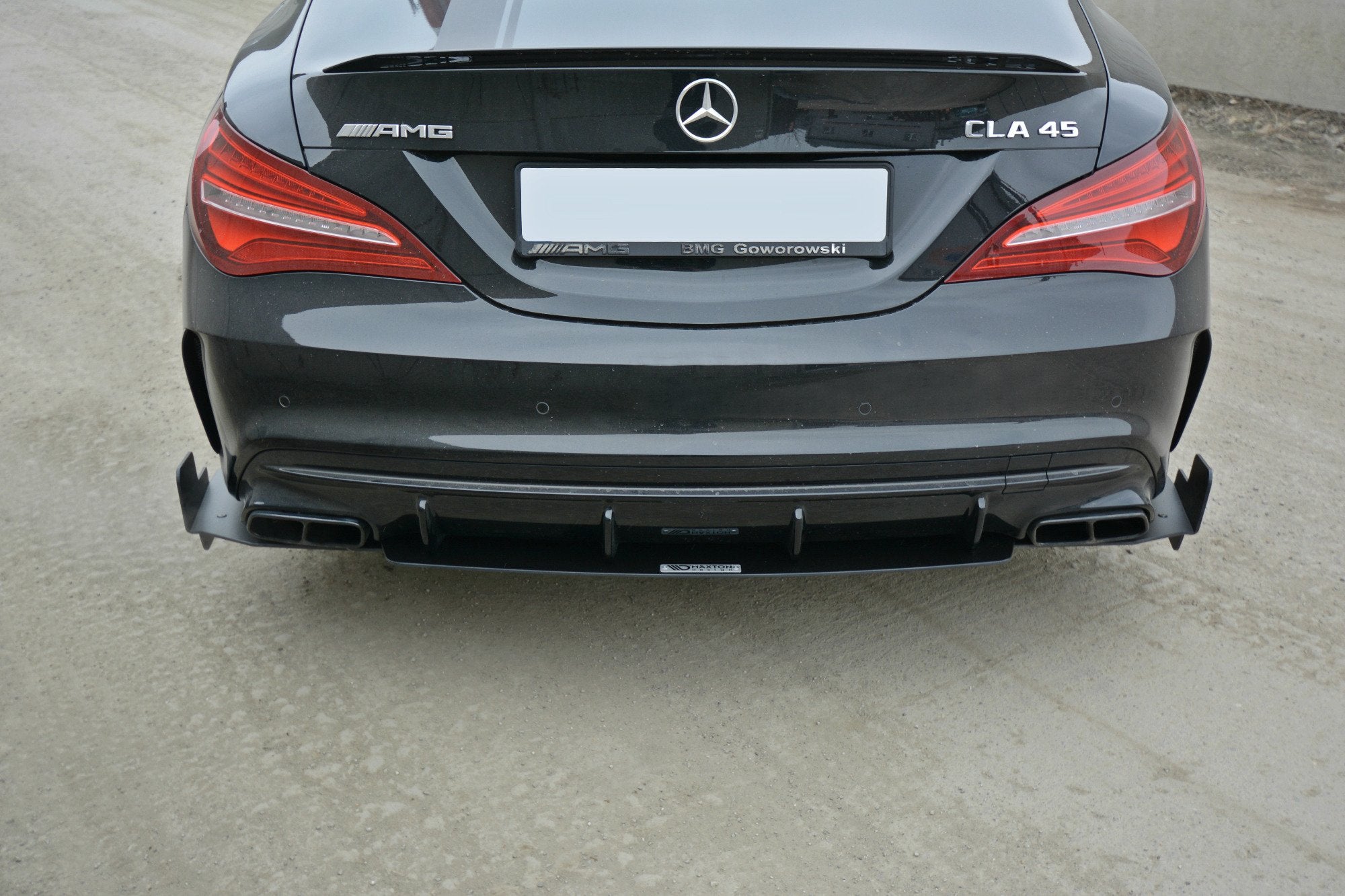 Racing bagside splitter Mercedes CLA A45 AMG C117 ansigtsløftning